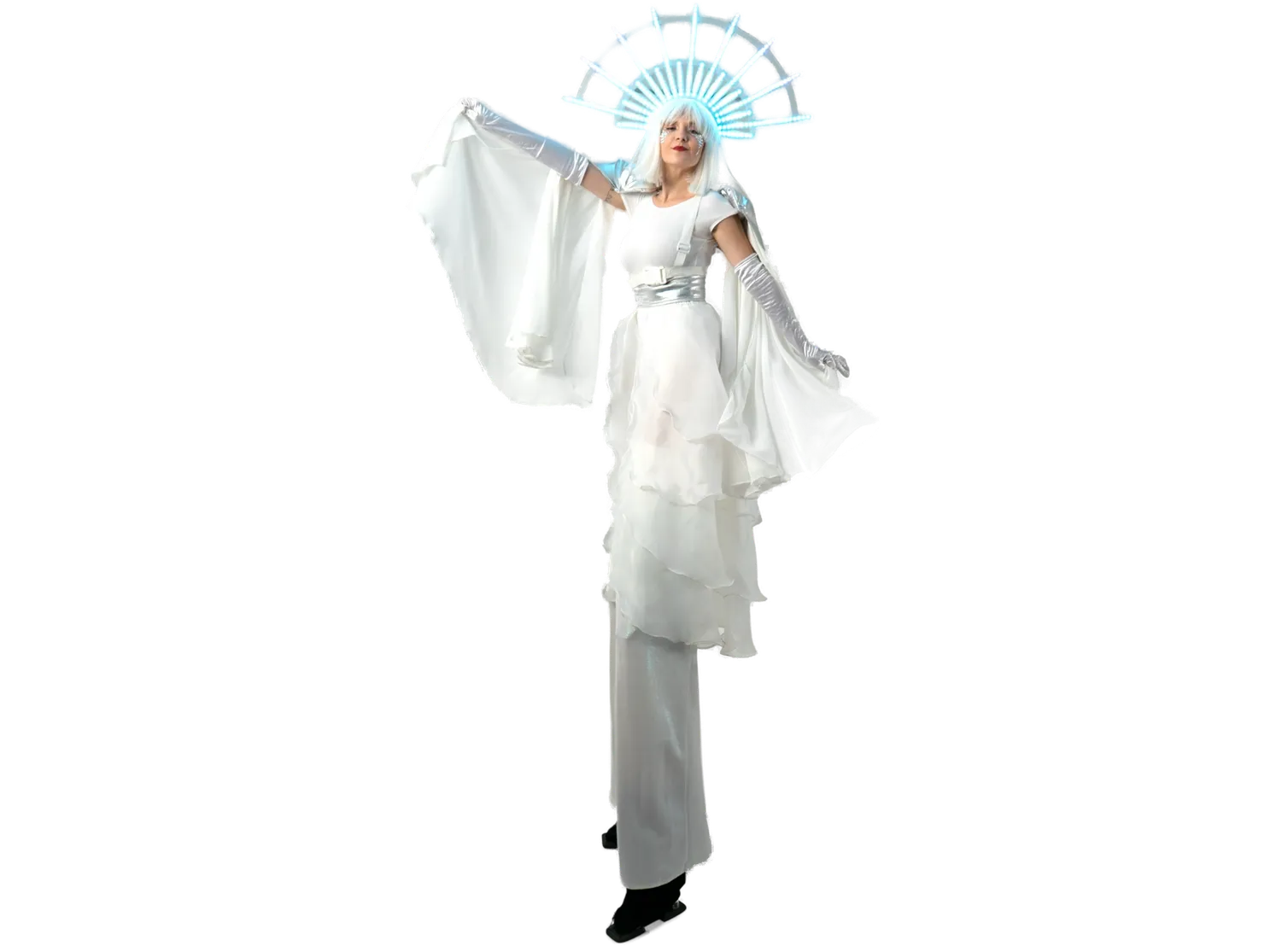 Crown Ladies LED Stilt Walkers