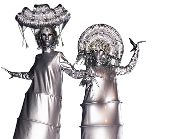 Silver Gheisa Statuie