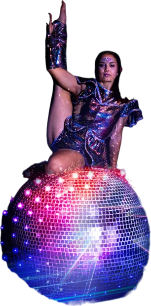 Discoball Acrobatic Show