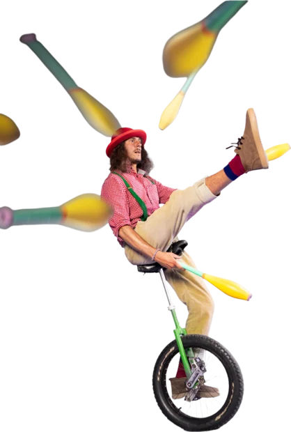 Jugglers on Unicycle