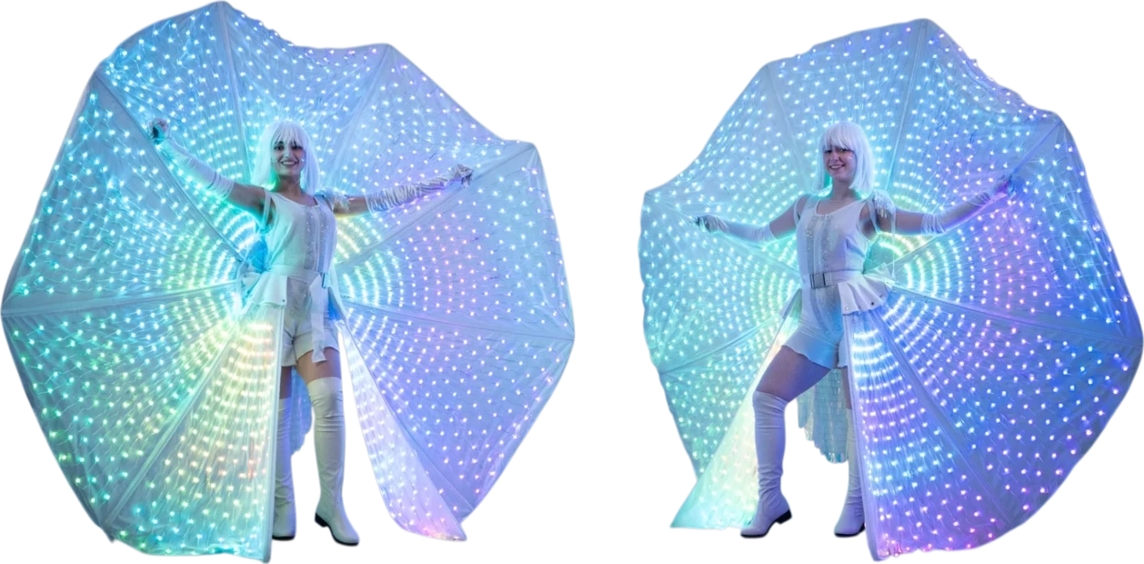 Mini Peacock LED Tails