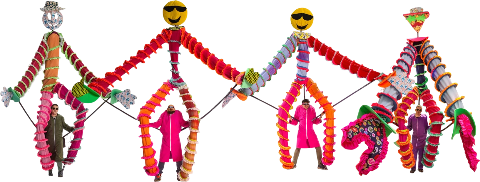 Smiley Giant Puppets