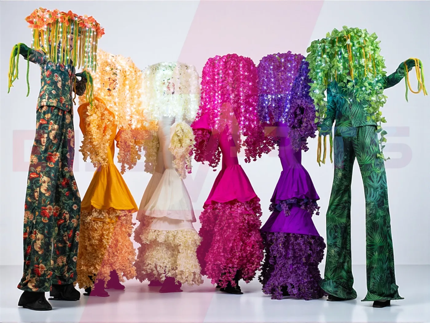 Cascade Flowers Stilt Walkers — 1