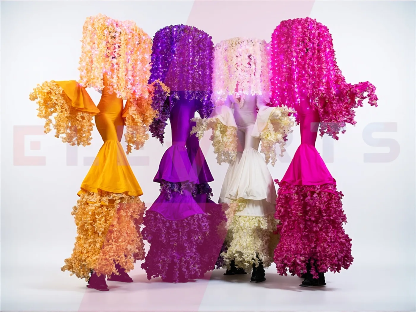 Cascade Flowers Stilt Walkers — 2