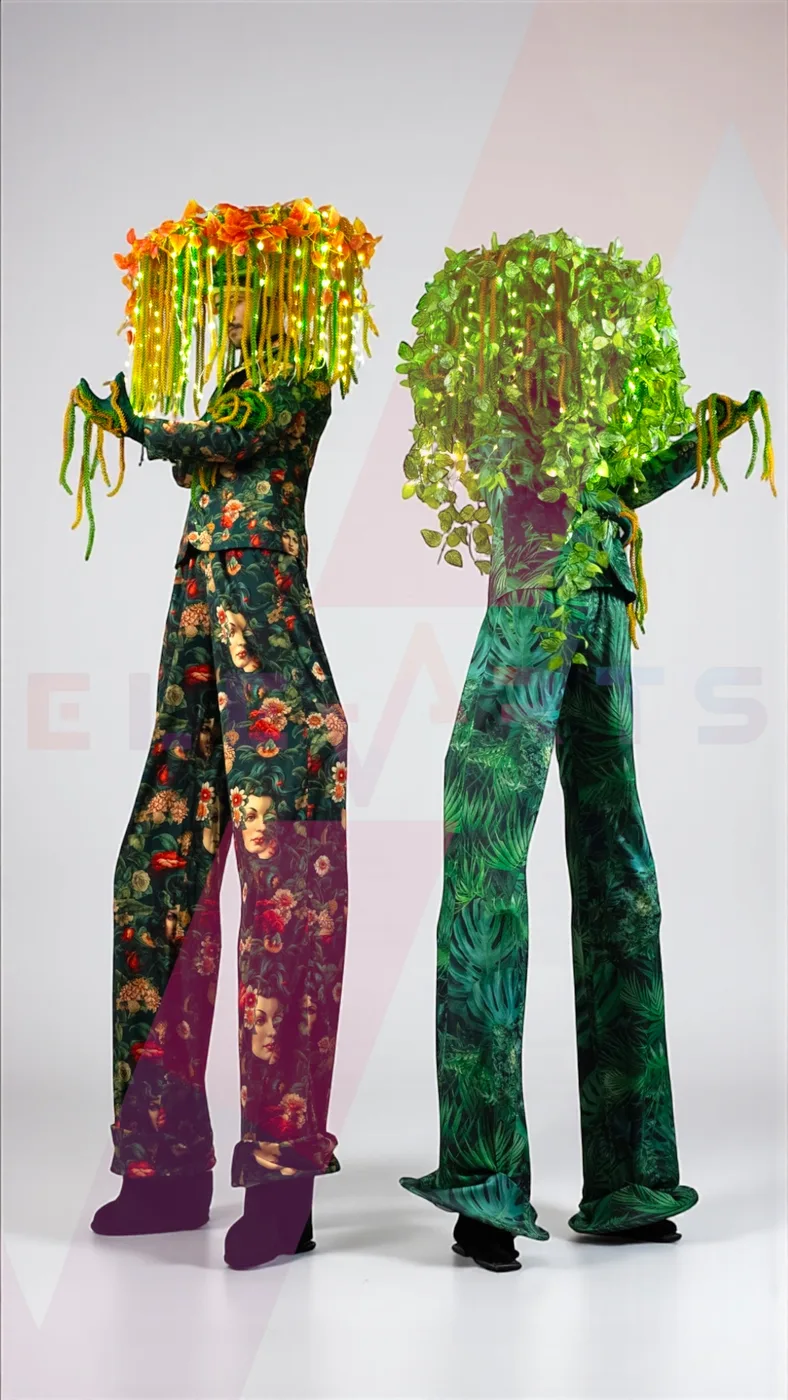 Cascade Flowers Stilt Walkers — 3