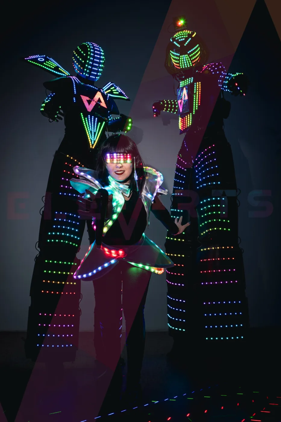 LED Robots Show — 1
