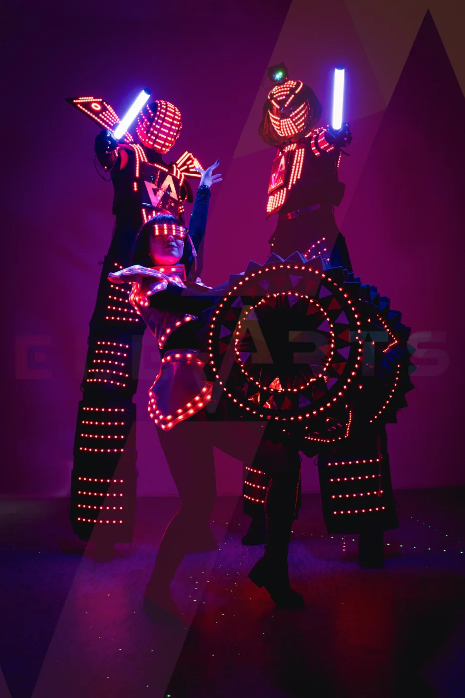 LED Robots Show — 2