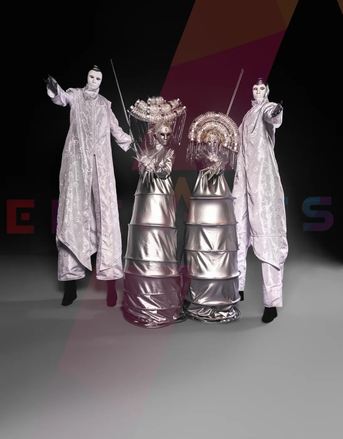 Silver Geisha Statue — 4