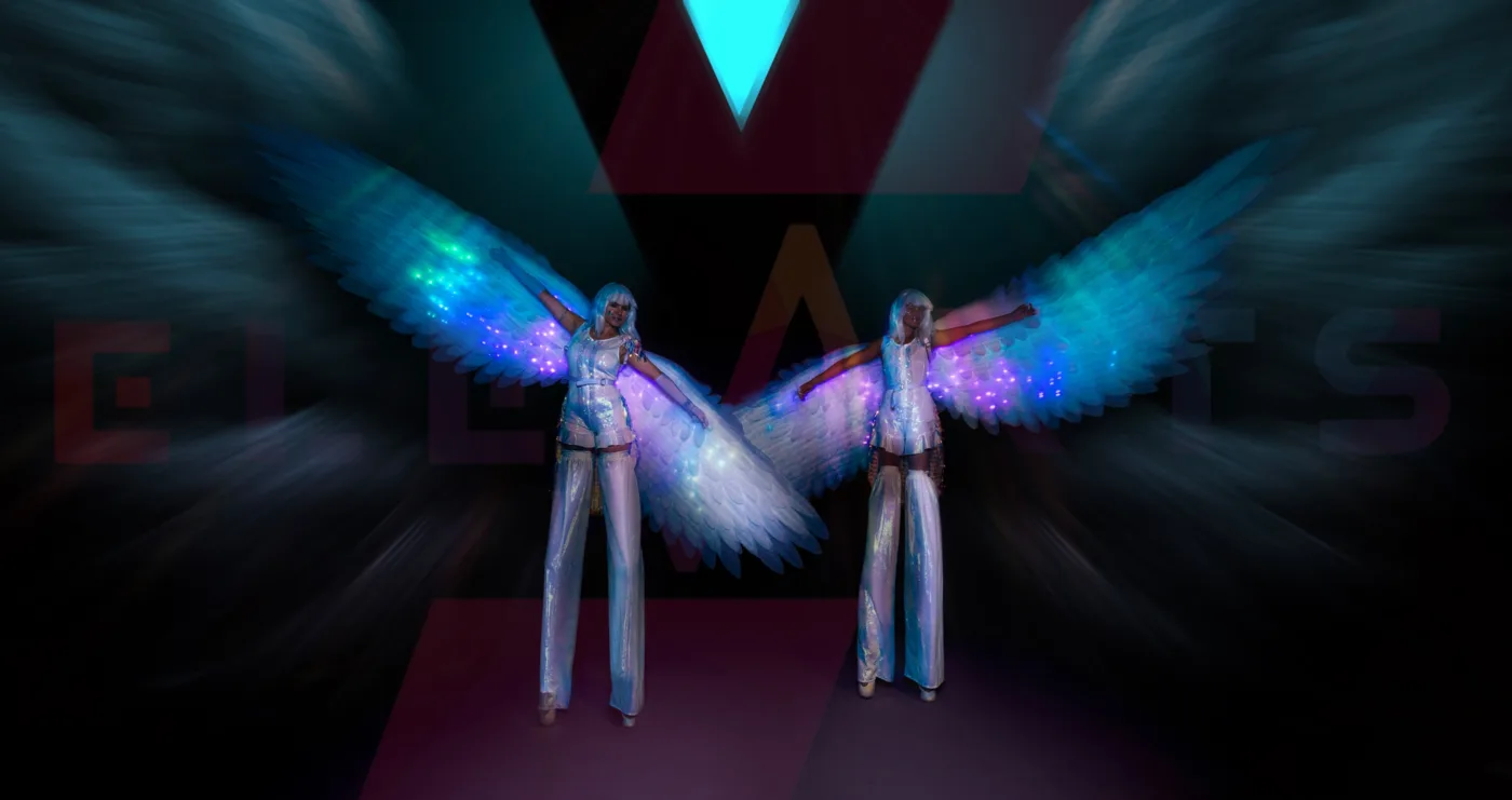 White Angels LED Picioroange — 1